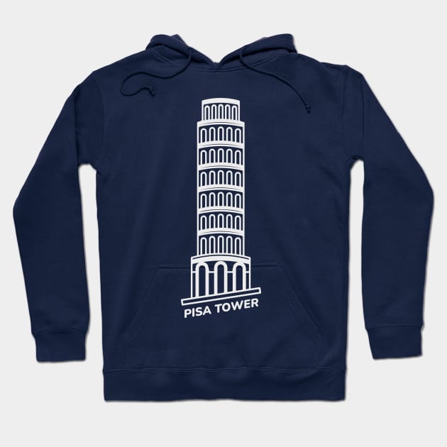 Pisa Tower lite Hoodie by itee_hu